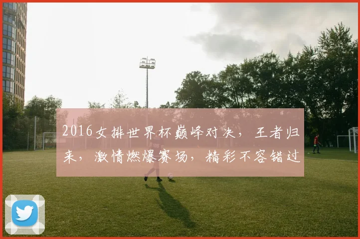2016女排世界杯巅峰对决，王者归来，激情燃爆赛场，精彩不容错过